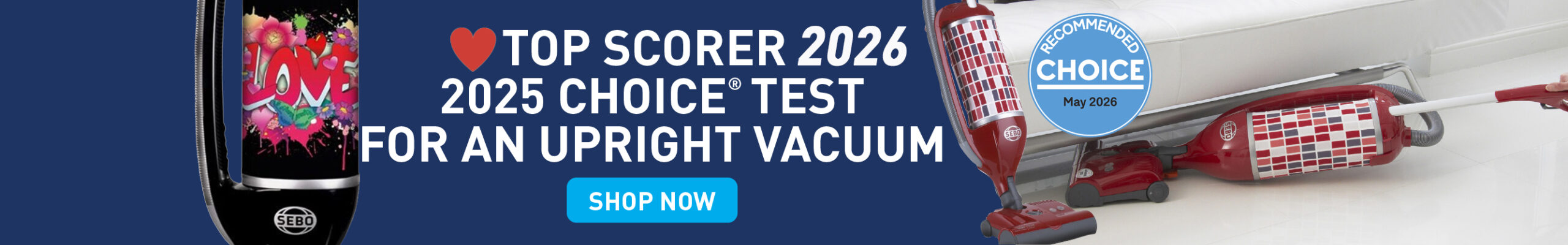 SEBO Felix Upright Choice Recommended 2026